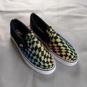 Ecko Unltd. Trippy Checkered Slip-Ons Men's Size 10 NEW!